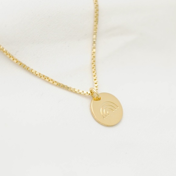 2/$20 ✨🌈 Rainbow Charm Gold Plated Dainty Necklace - Picture 3 of 7